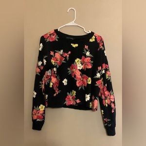 Abercrombie Floral Crewneck